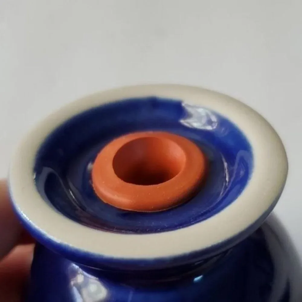 Fiestaware Fiesta Small Shaker Salt Pepper CERAMIC Twilight Blue 4